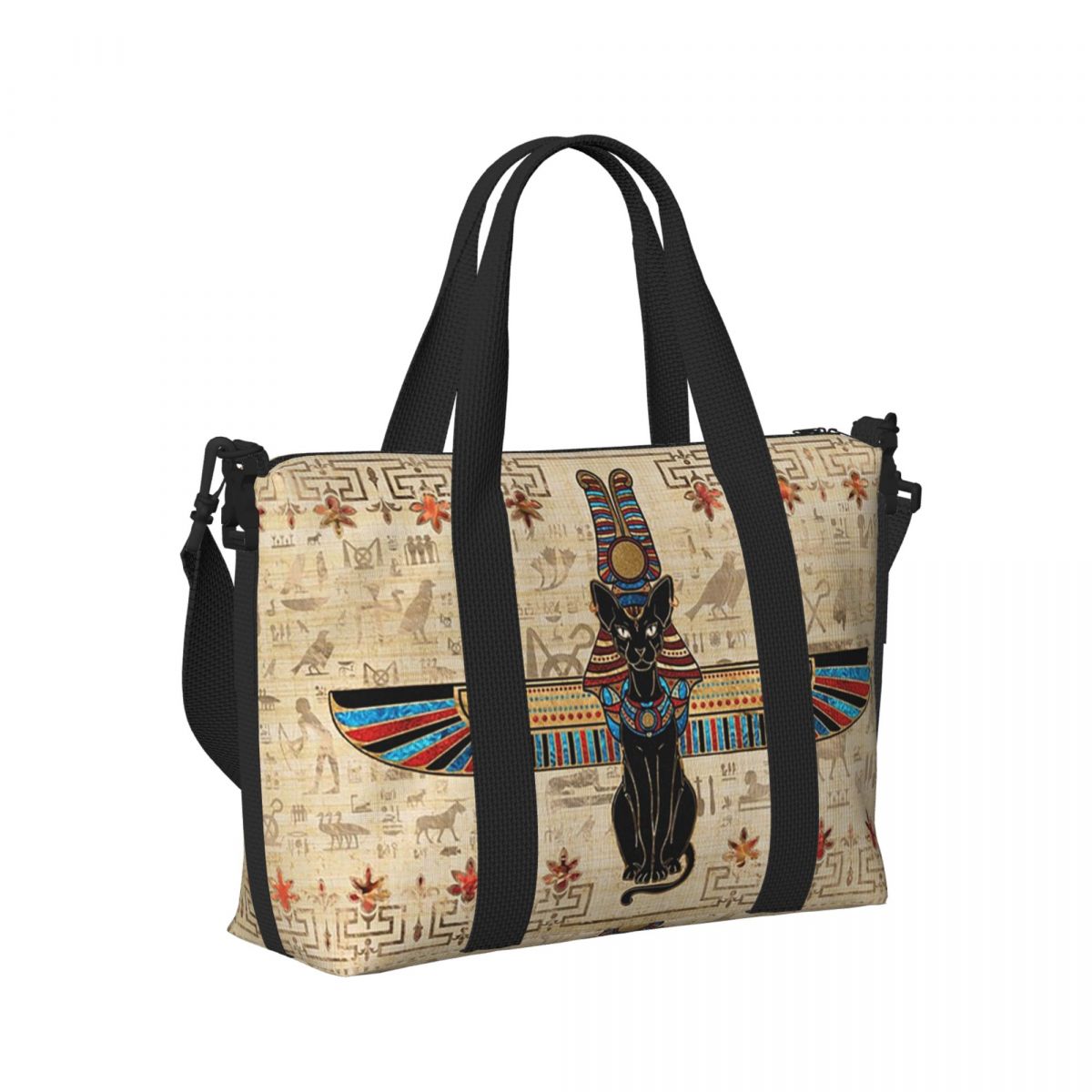 Women Bags Egypt - Gato egípcio egito hieróglifico praia bolsa