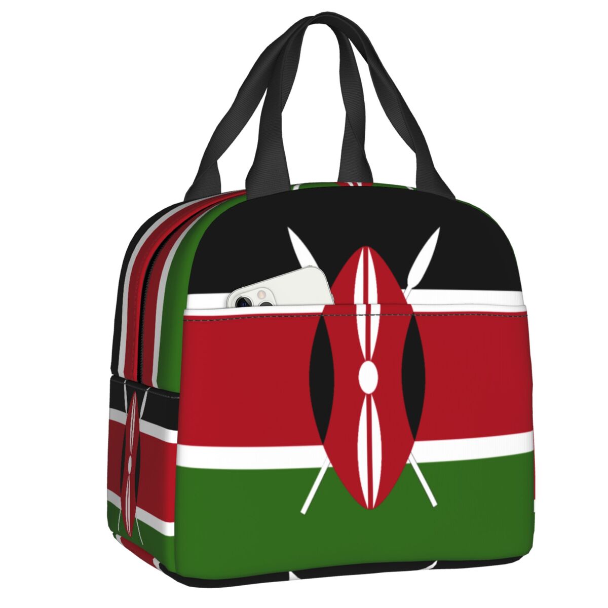 Women Bags Kenya - Bolsa térmica personalizada com bandeira do