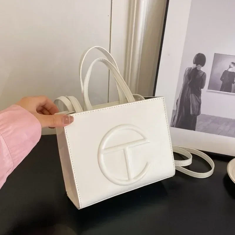 Women Bags Popular Brands - Bolsa Transversal Clássica de Couro de