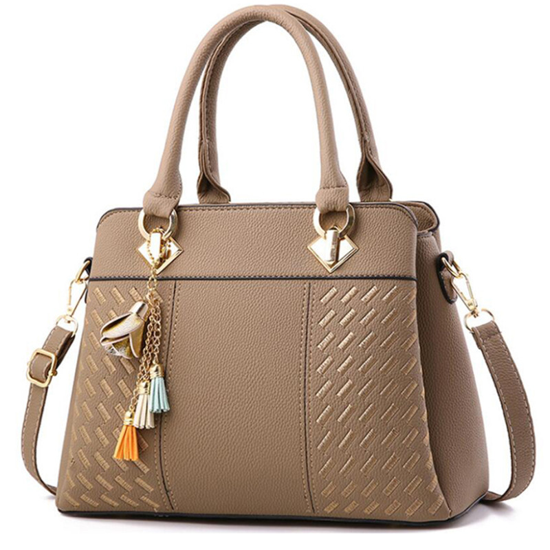 Women Bags Collection - Gusure-Luxo Crossbody Bag com Tassel para