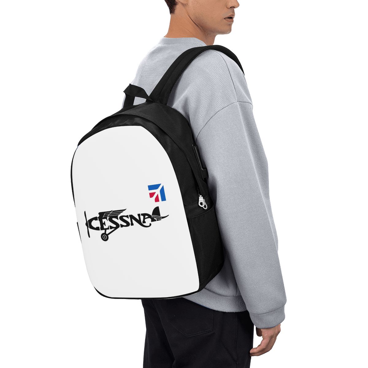 Women Bags Laptop - Mochila com logotipo Cessna, bolsa de