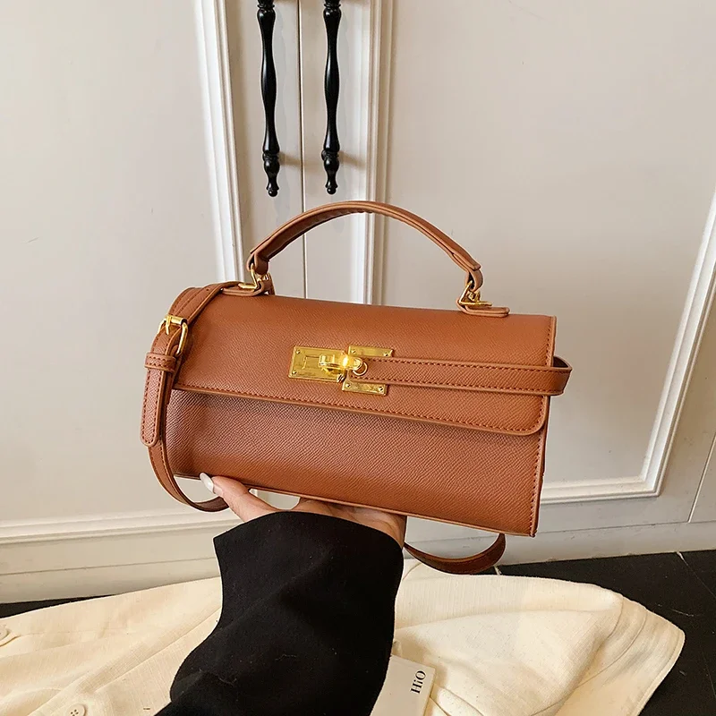 Women Bags Popular Brands - Bolsa Tote de Couro Elegante e