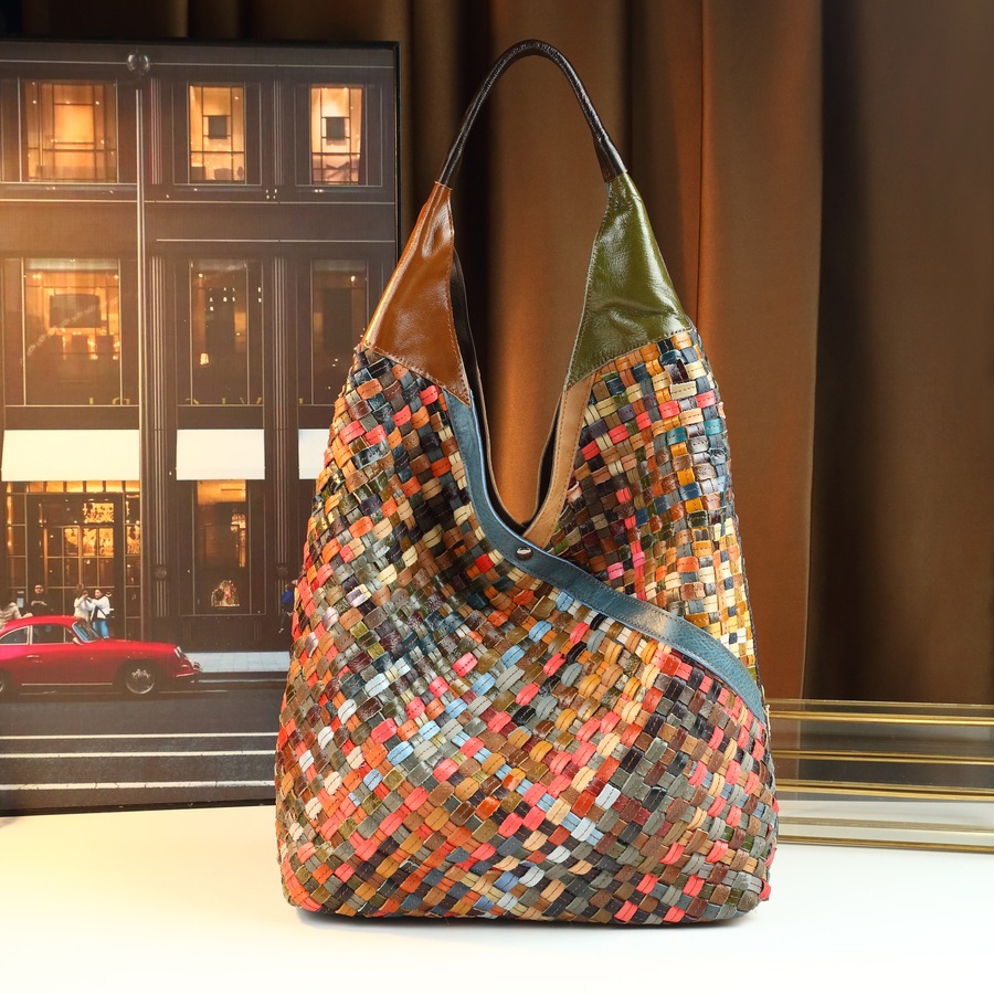 Women Bags Branded Sale - Bolsa de Ombro Retro de Couro