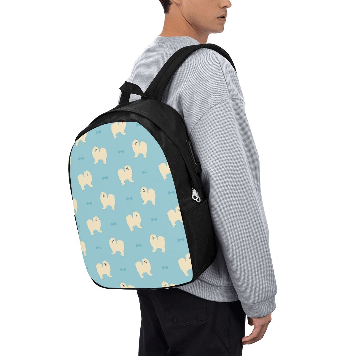 Women Bags Laptop - Mochila para cães Samoyed, bolsa de
