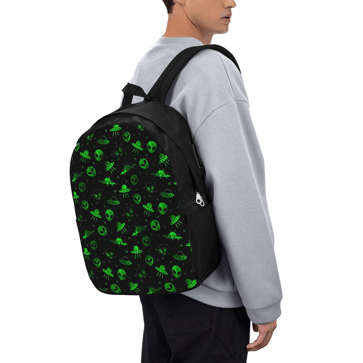 Women Bags Laptop - Mochila com estampa de alienígenas e