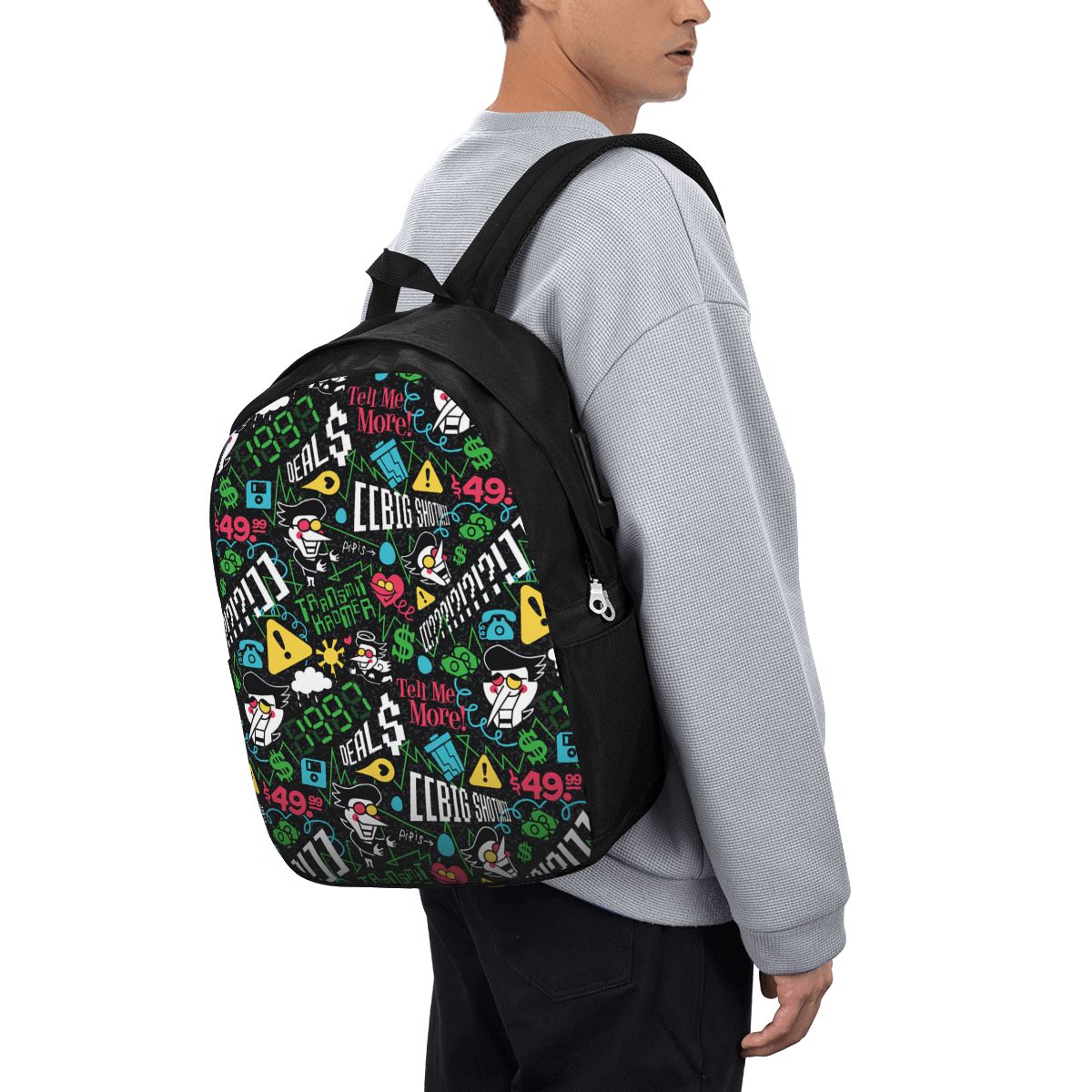 Mochila Deltarune SPAMTON G pa - Women Bags Laptop avaliação e preço