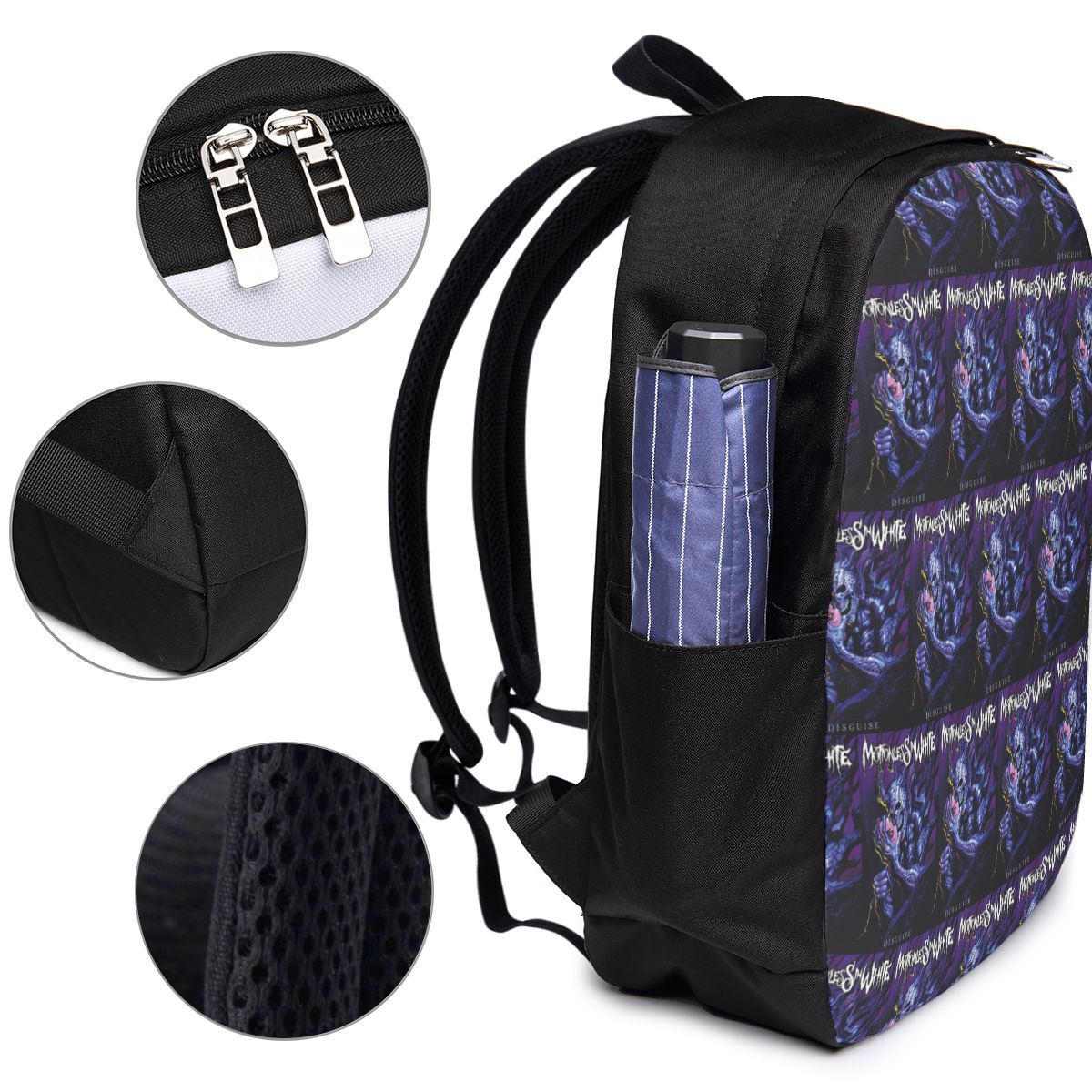 Mochila Motionless In White pa - Women Bags Laptop avaliação e preço