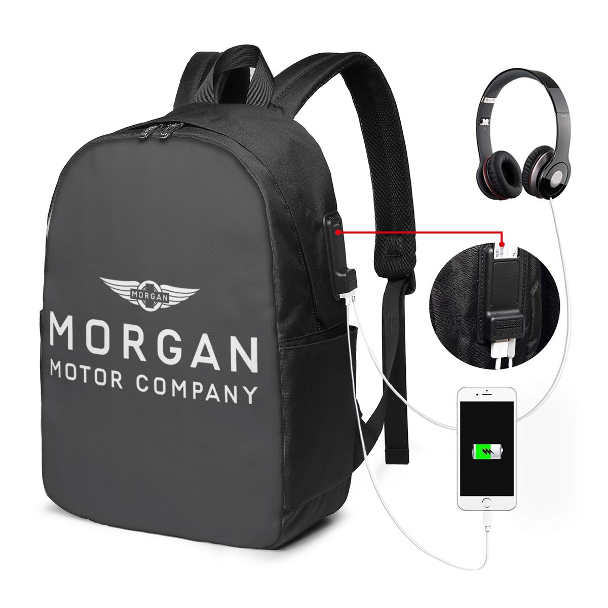 Mochila Morgan Motor Car Compa - Women Bags Laptop avaliação e preço