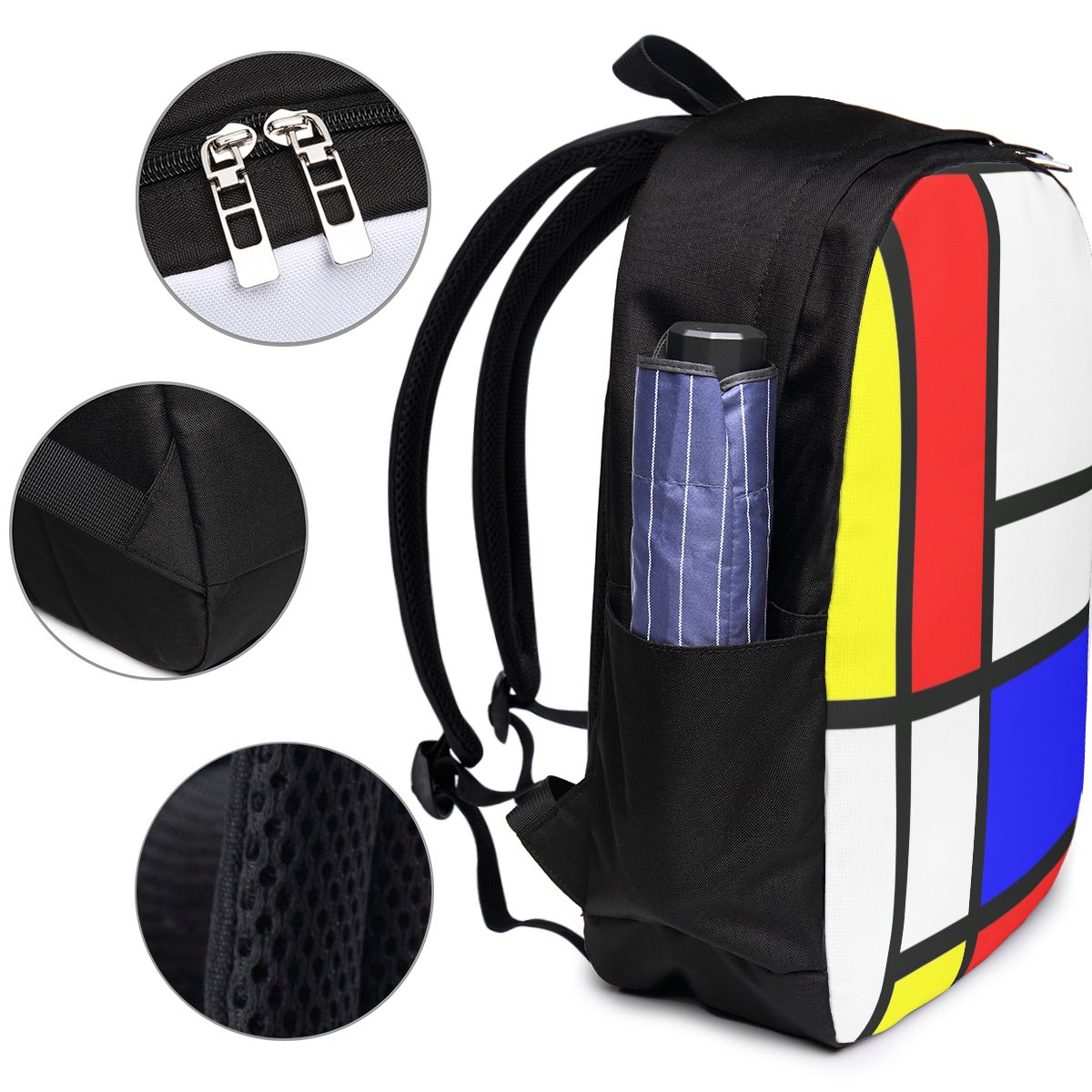 Mochila Piet Mondrian Composit - Women Bags Laptop avaliação e preço