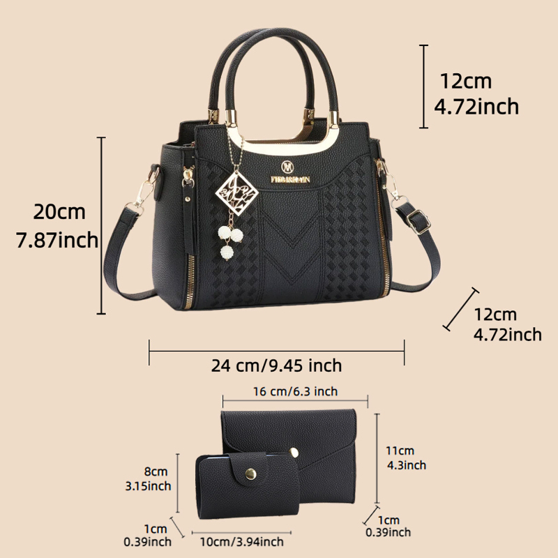 Conjunto de bolsas de 3 peças  - Women'S Bags Everyday avaliação e preço