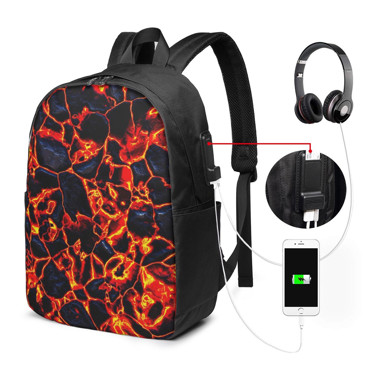 Mochila de Viagem com Estampa  - Women Bags Laptop avaliação e preço