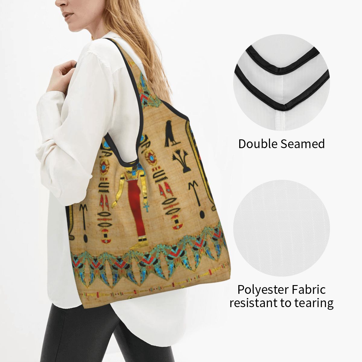 Símbolo egípcio Sacola de comp - Women Bags Egypt avaliação e preço