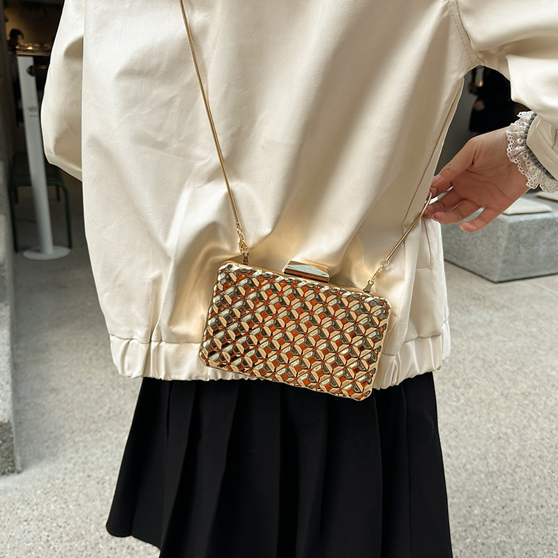 Mulheres ouro metálico crossbo - Women Bags Popular Brands avaliação e preço