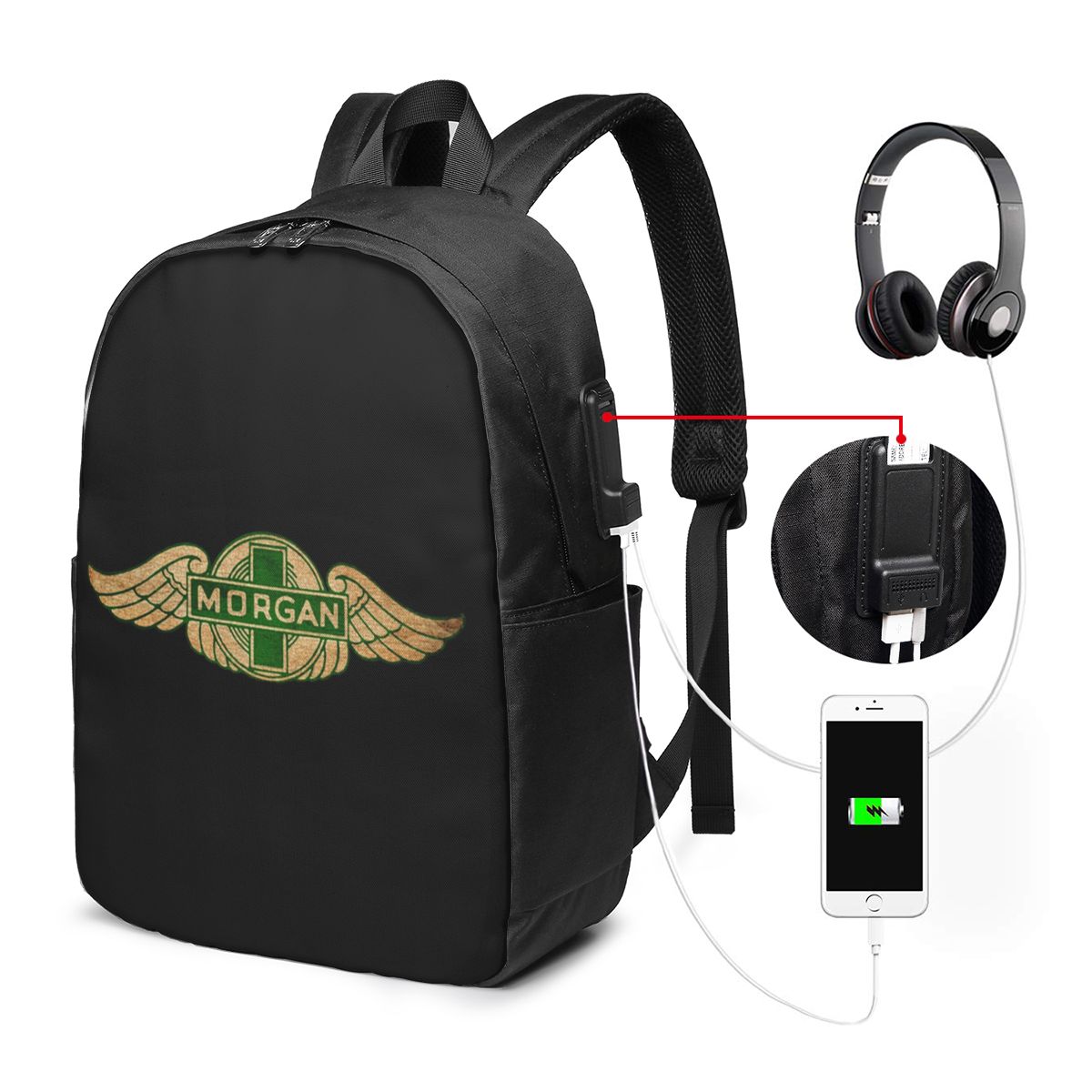 Mochila Morgan Motor Car Compa - Women Bags Laptop avaliação e preço