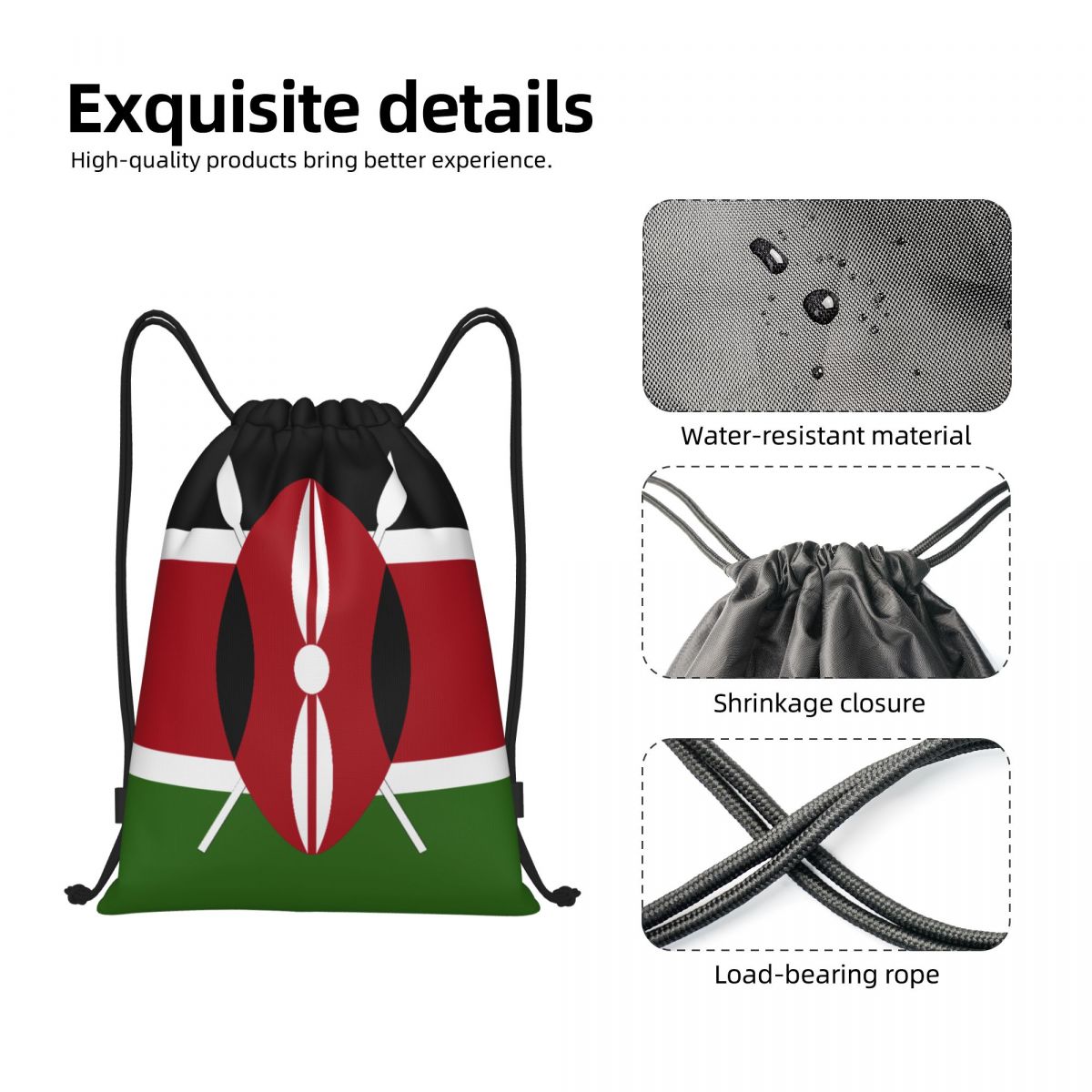 Bolsa com cordão personalizada - Women Bags Kenya avaliação e preço