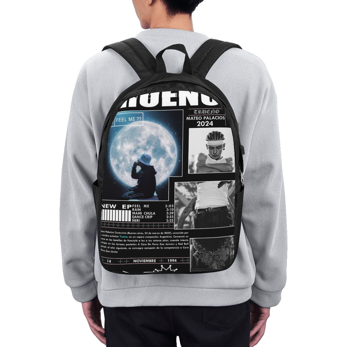Mochila Engraçada Trueno Hip H - Women Bags Laptop avaliação e preço
