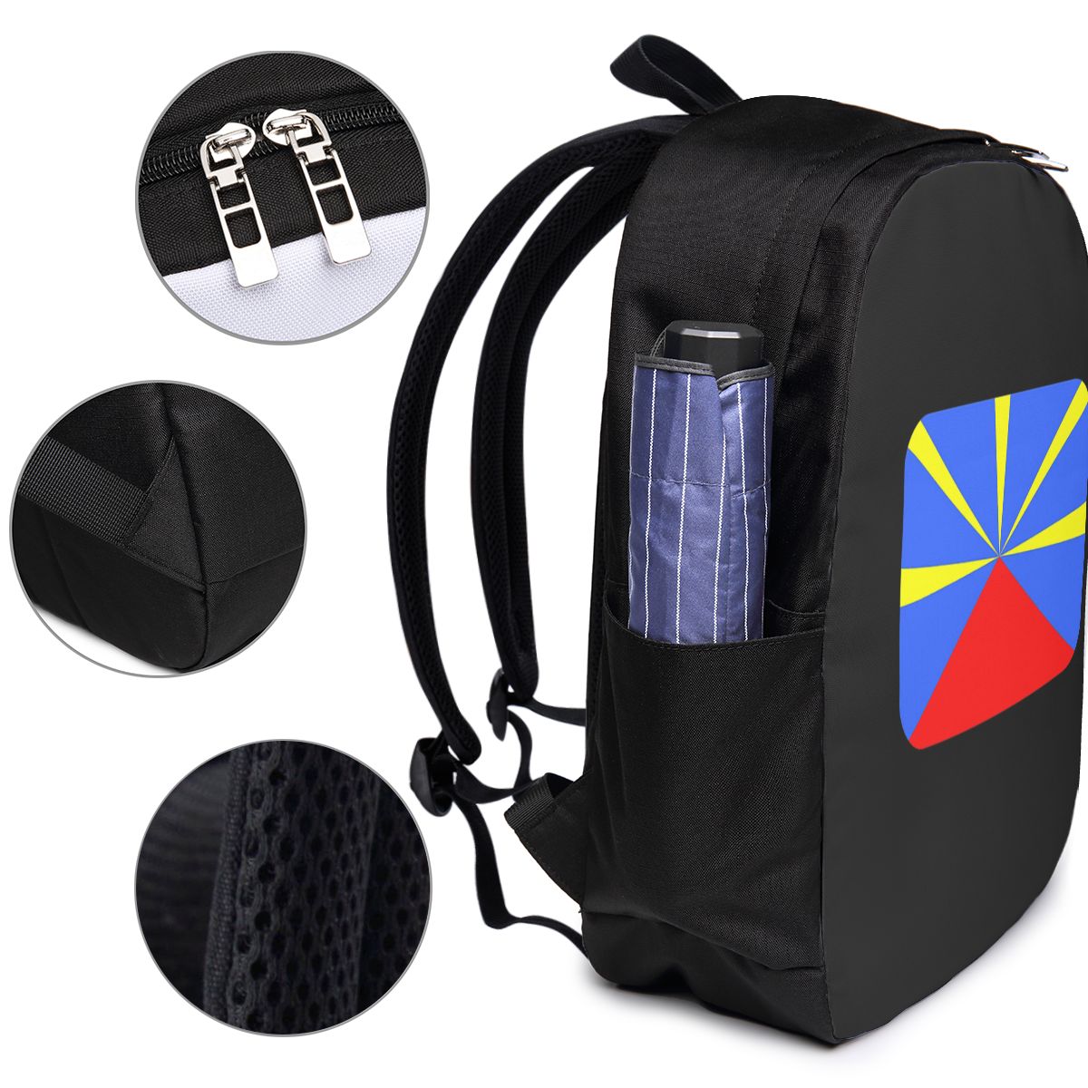 Mochila com bandeira da ilha d - Women Bags Laptop avaliação e preço