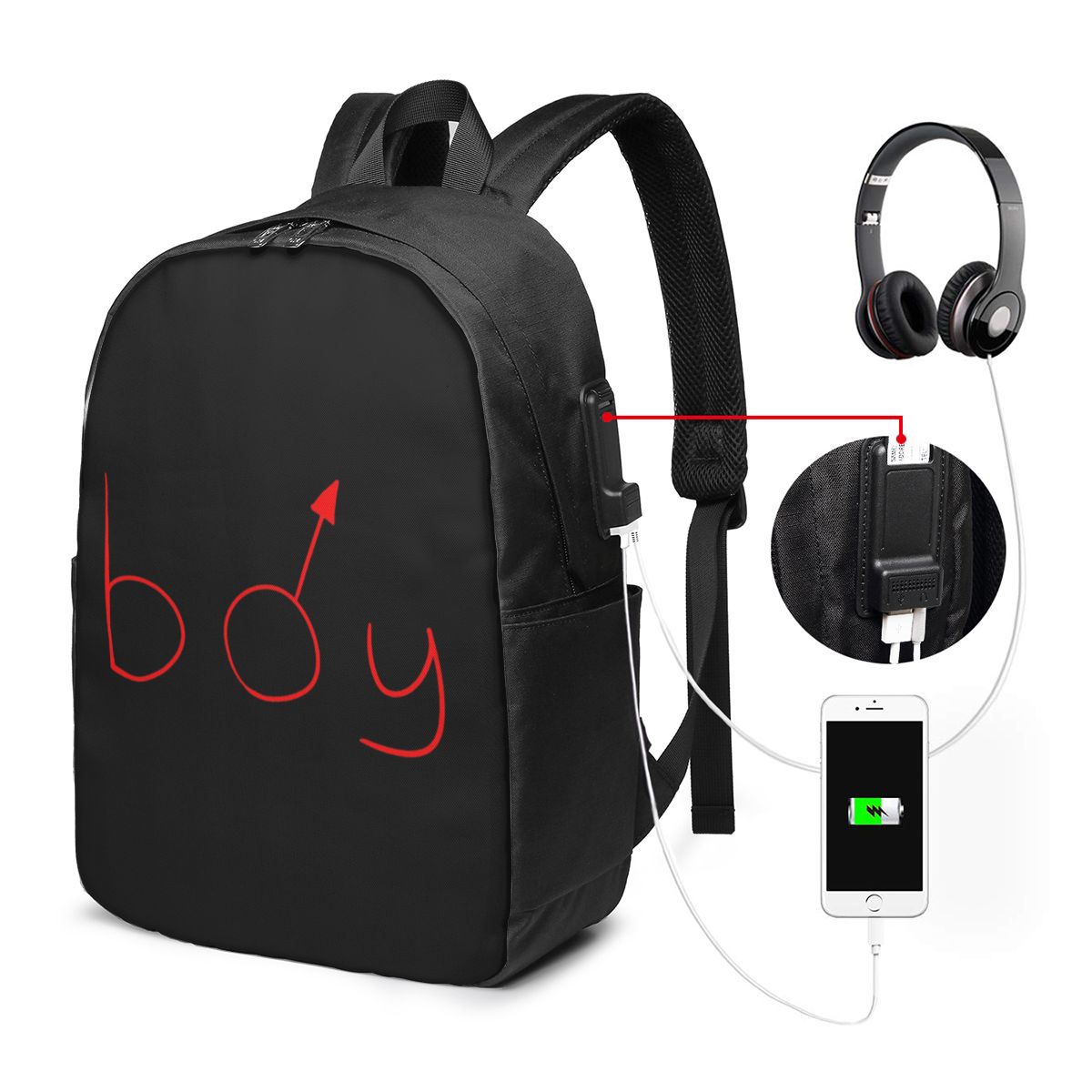 Boymoder mochila com chapéu e  - Women Bags Laptop avaliação e preço