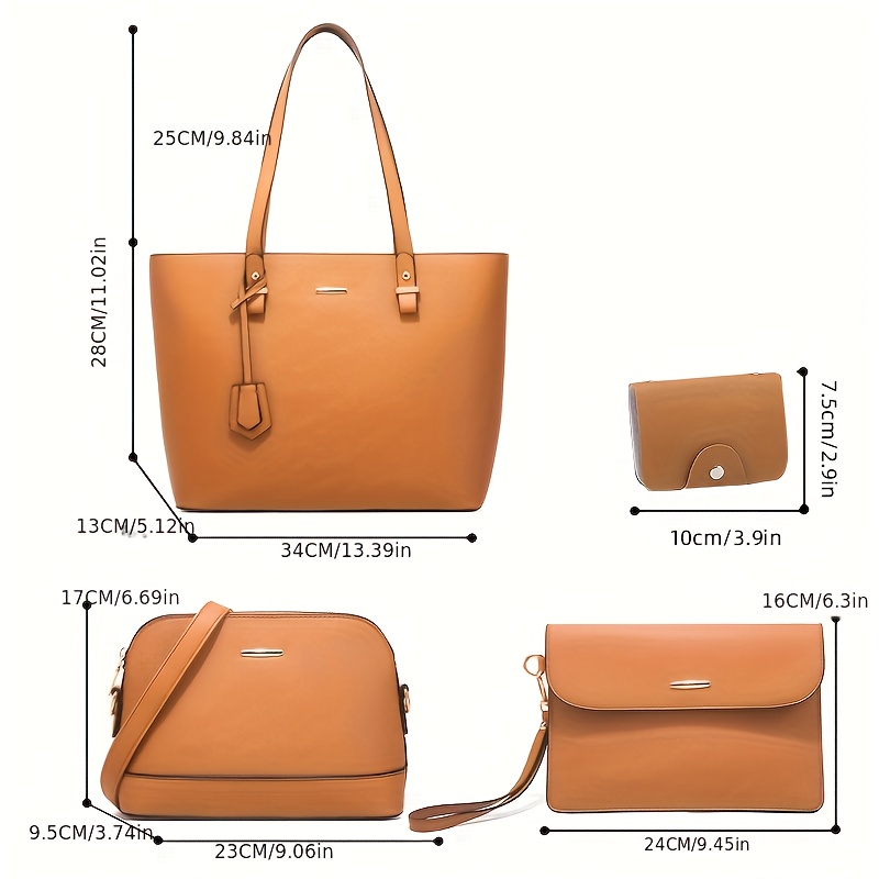 4 pçs moda feminina conjuntos  - Women'S Bags Everyday avaliação e preço