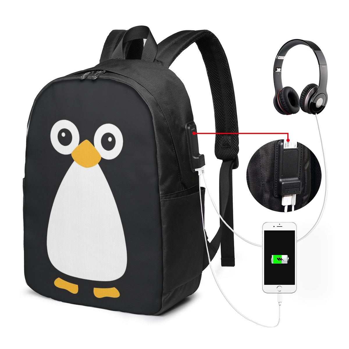 Mochila fofa com estampa de pi - Women Bags Laptop avaliação e preço