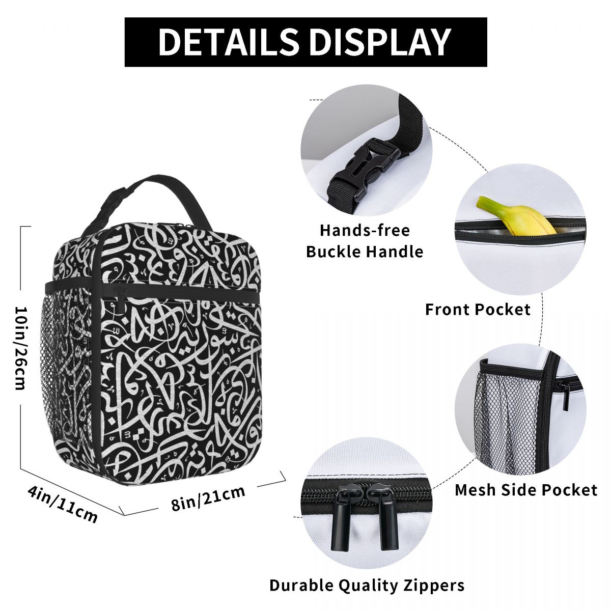 Bolsa térmica isolada com letr - Women Bags Egypt avaliação e preço